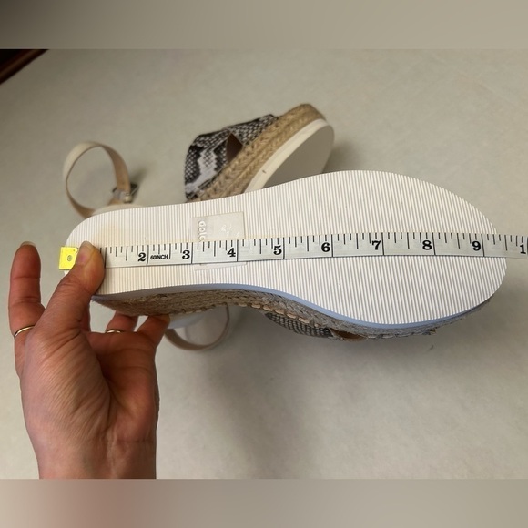 Dolce Vita ankle strap Liam wedge open toe raffia wrapped wedge sandal NWTSz-8.H - Picture 6 of 10